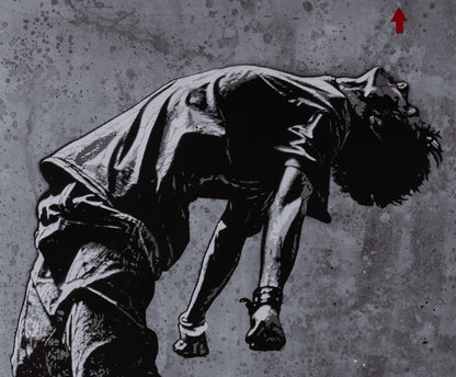Jef AEROSOL : Jump - Digigraphie signée