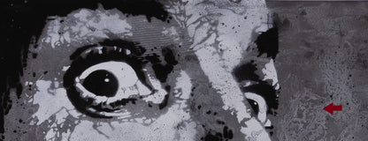 Jef AEROSOL : Chut! - Digigraphie signée