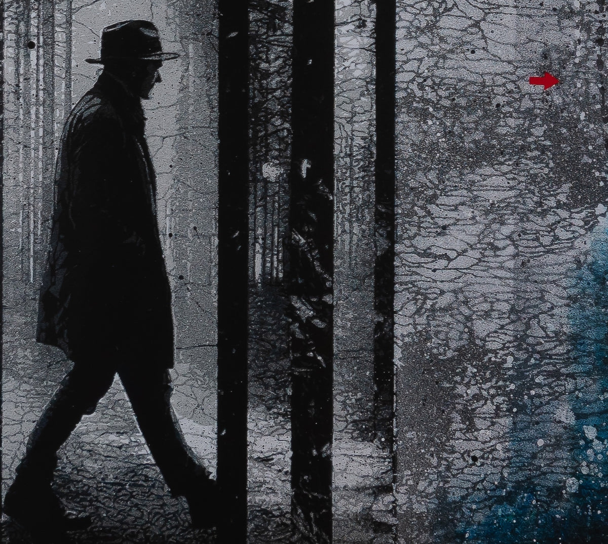 Jef AEROSOL : Interstices - Digigraphie signée