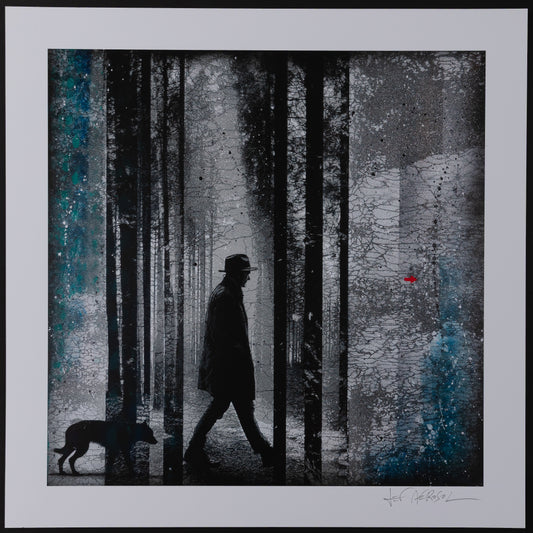 Jef AEROSOL : Interstices - Digigraphie signée