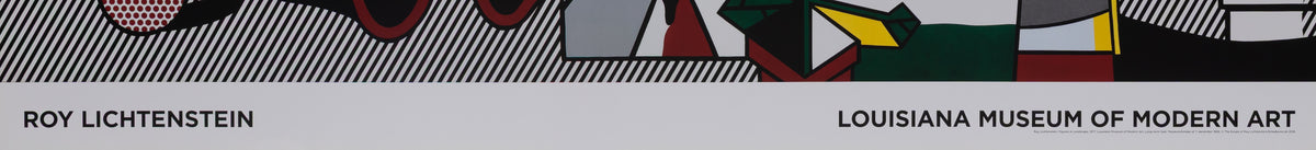 Roy LICHTENSTEIN : Figures in Landscape - Affiche originale en couleurs