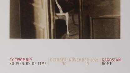 Cy TWOMBLY : Souvenirs du temps - Affiche originale