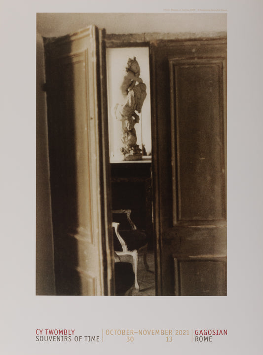 Cy TWOMBLY : Souvenirs du temps - Affiche originale
