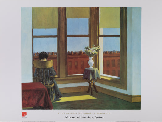 Edward HOPPER : Room in Brooklyn - Affiche originale