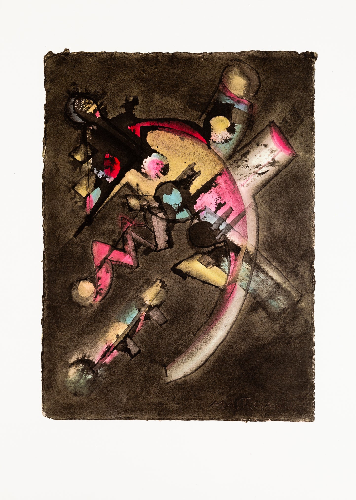 Umberto MASTROIANNI : Tirésias - Lithographie signée