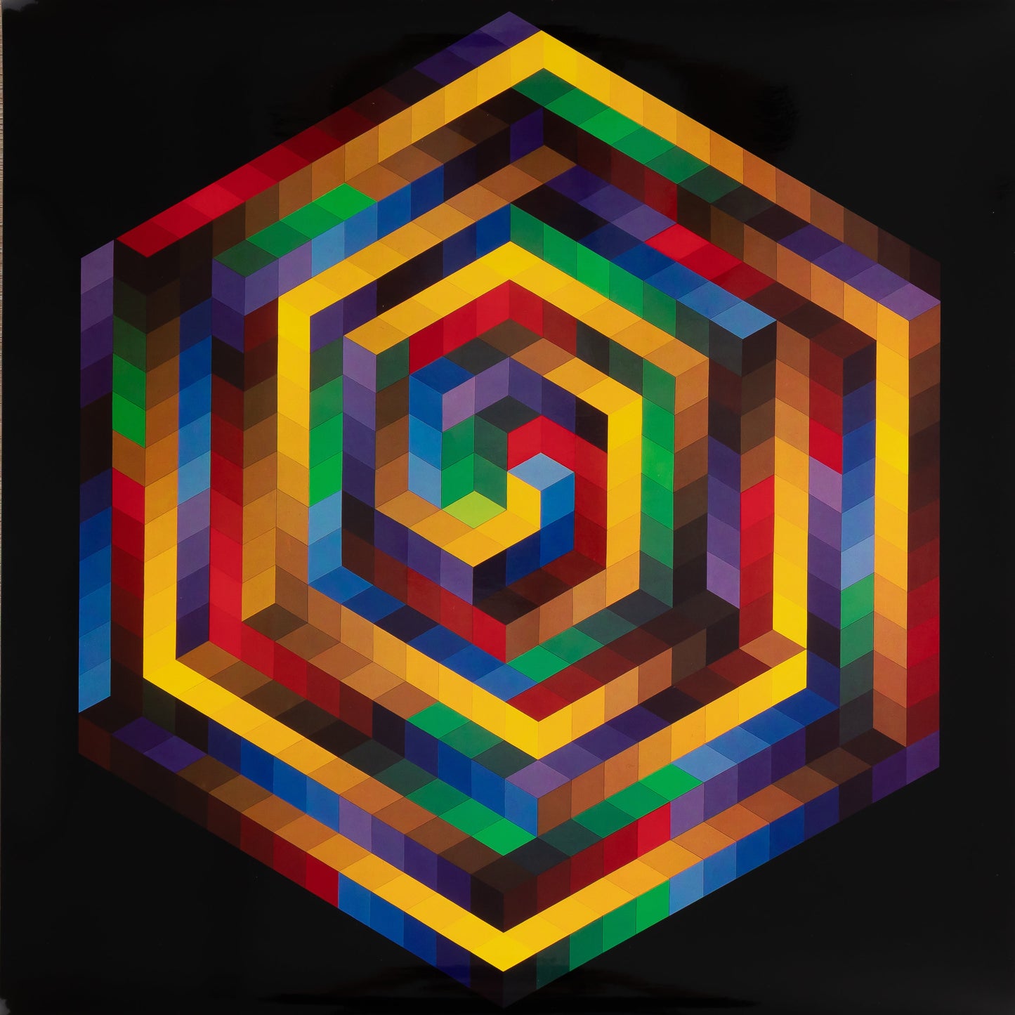 Victor VASARELY : HAT B - Héliogravure