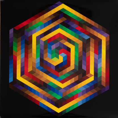 Victor VASARELY : HAT B - Héliogravure