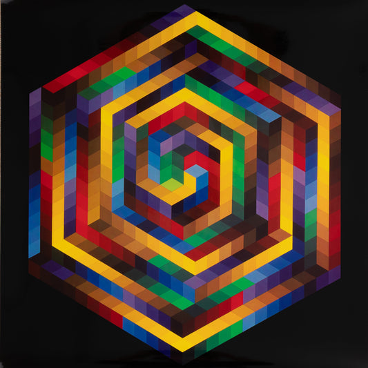 Victor VASARELY : HAT B - Héliogravure