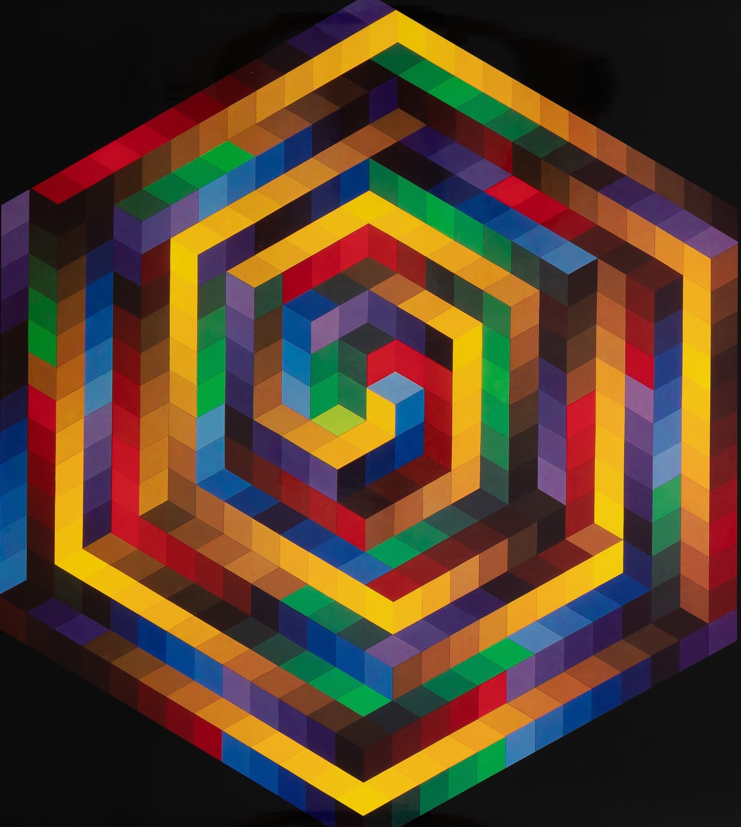 Victor VASARELY : HAT B - Héliogravure