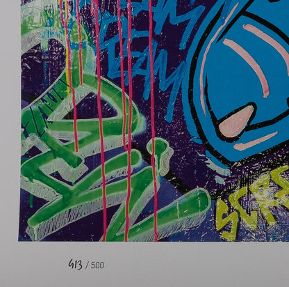 Richard ORLINSKI : RAW (Blue Edition) - Digigraphie signée