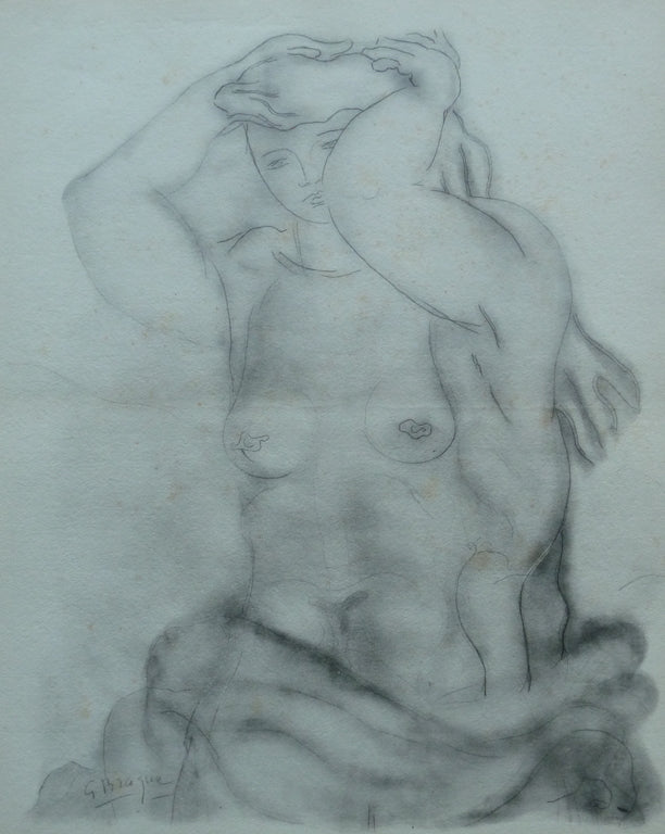 Georges BRAQUE : Nu aux bras levés - Lithographie originale signée