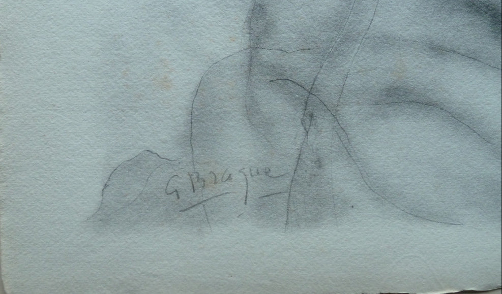 Georges BRAQUE : Nu aux bras levés - Lithographie originale signée
