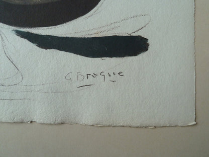 Georges BRAQUE : La mandoline - Lithographie originale signée