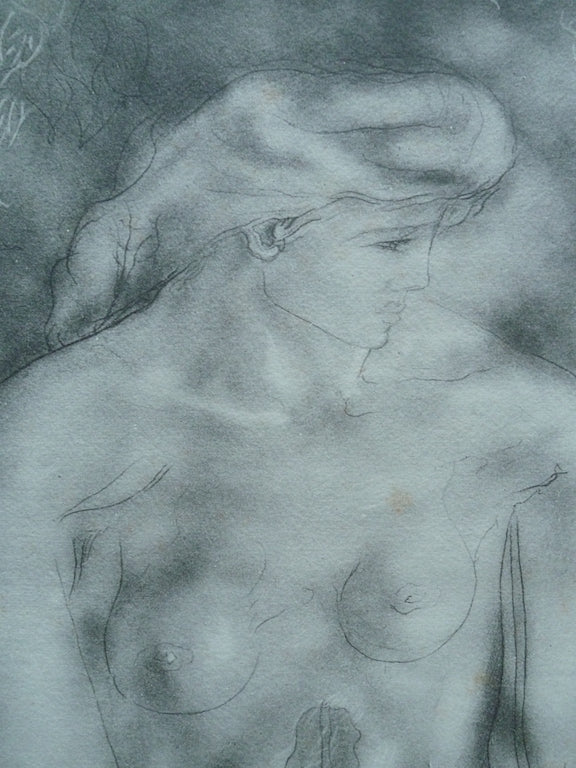 Georges BRAQUE : Modèle nu aux feuilles - Lithographie originale signée