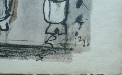Georges BRAQUE : Torero - Lithographie originale signée