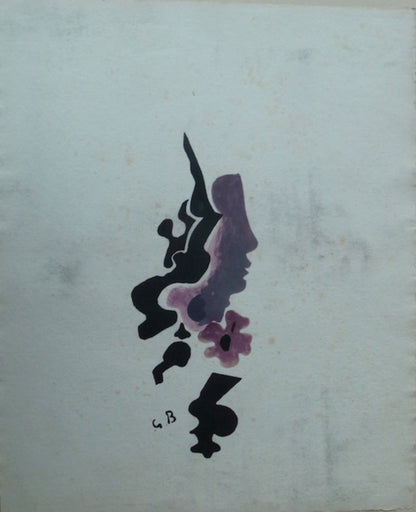 Georges BRAQUE : Profil - Lithographie originale signée