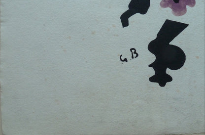 Georges BRAQUE : Profil - Lithographie originale signée