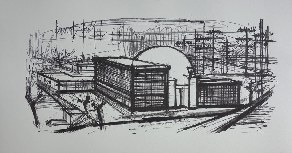 Bernard BUFFET : Siemens - Lithographie signée