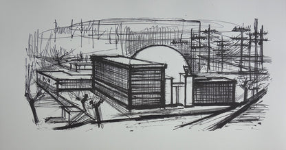 Bernard BUFFET : Siemens - Lithographie signée