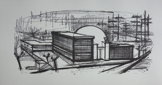 Bernard BUFFET : Siemens - Lithographie signée