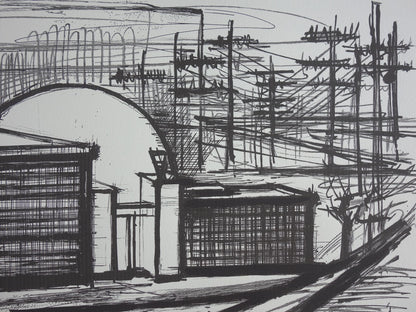 Bernard BUFFET : Siemens - Lithographie signée