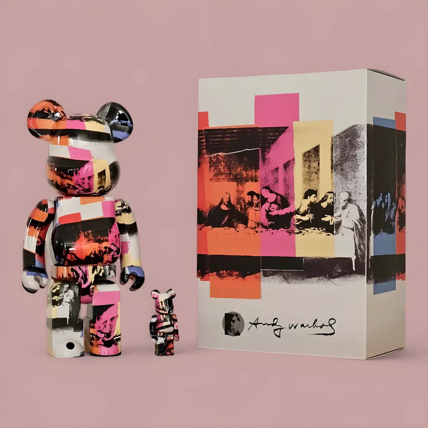 Andy WARHOL : The Last Supper - Bearbrick 100% et 400%