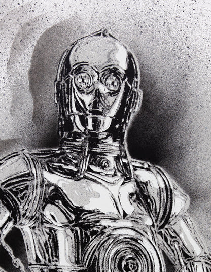 C215 : C3PO - Sérigraphie originale signée