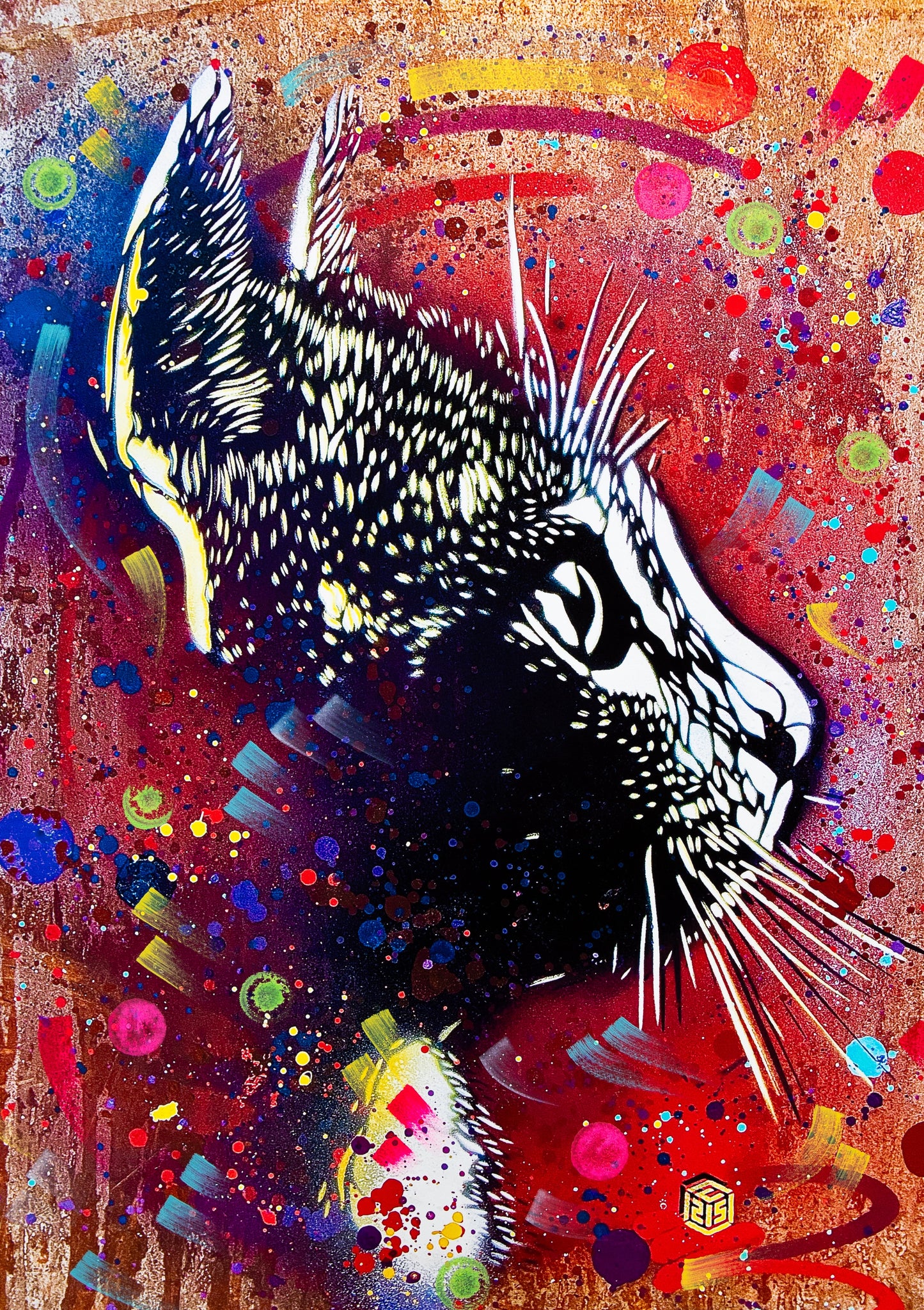 C215 : Mallow - Digigraphie originale signée