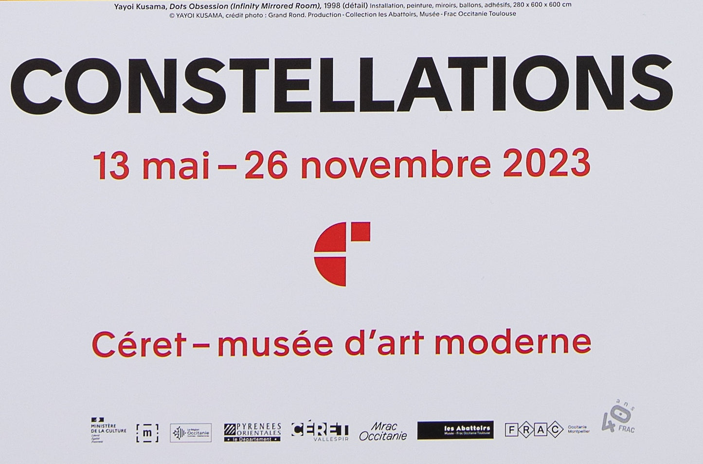 Yayoi KUSAMA : Dots Obsession - Affiche originale en couleurs