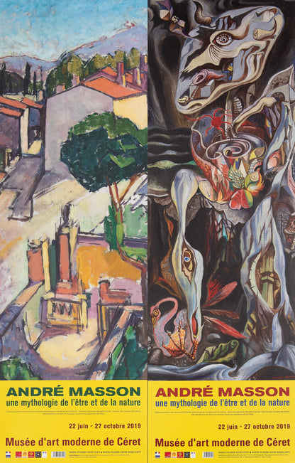 André MASSON : Rue de Céret - Affiches originales en couleurs