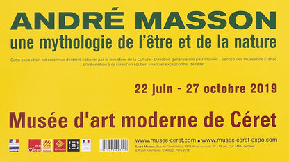 André MASSON : Rue de Céret - Affiches originales en couleurs