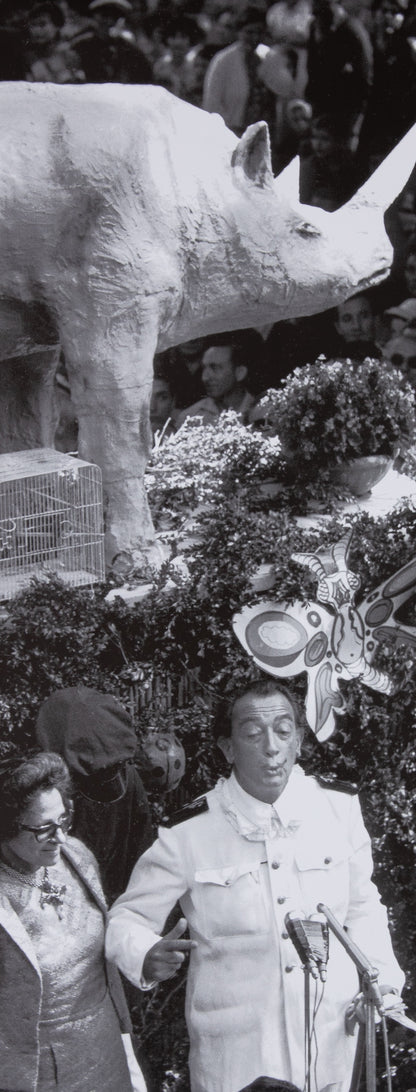 Salvador DALI : Dali et Gala à Céret - Affiche originale en couleurs