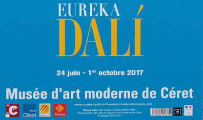 Salvador DALI : Dali et Gala à Céret - Affiche originale en couleurs
