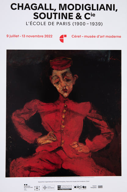Chaïm SOUTINE : Exposition Musée Céret - Affiche originale signée