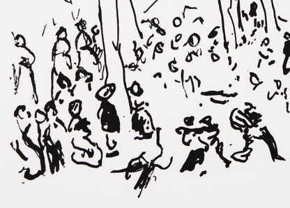 Albert MARQUET : Danses à l'Ermitage - Lithographie signée