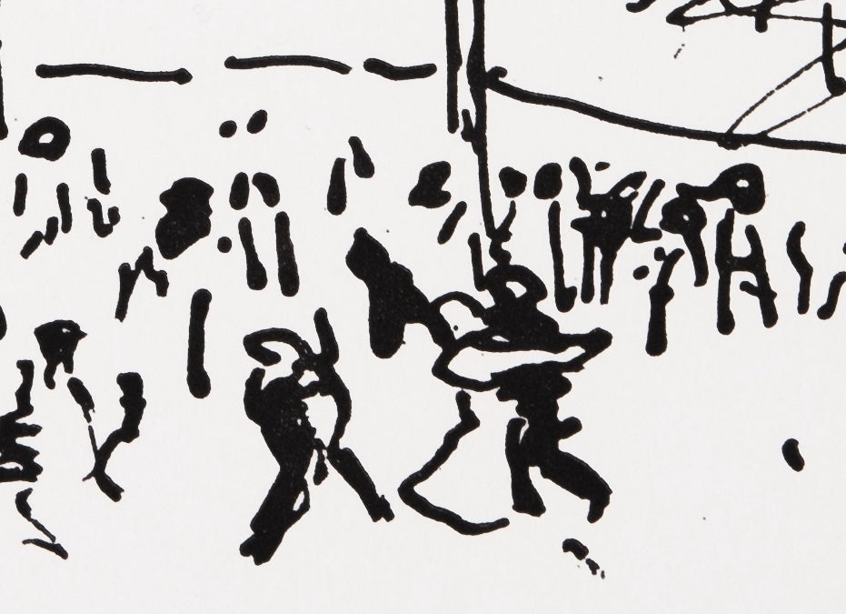 Albert MARQUET : Danses à l'Ermitage - Lithographie signée