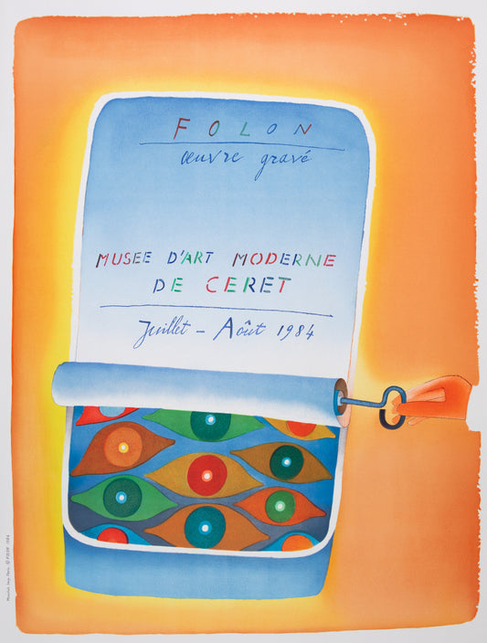 Jean Michel FOLON : Oeuvre gravé - Lithographie signée