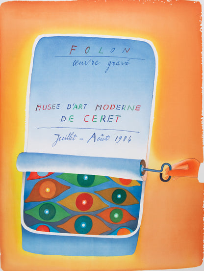 Jean Michel FOLON : Oeuvre gravé - Lithographie signée