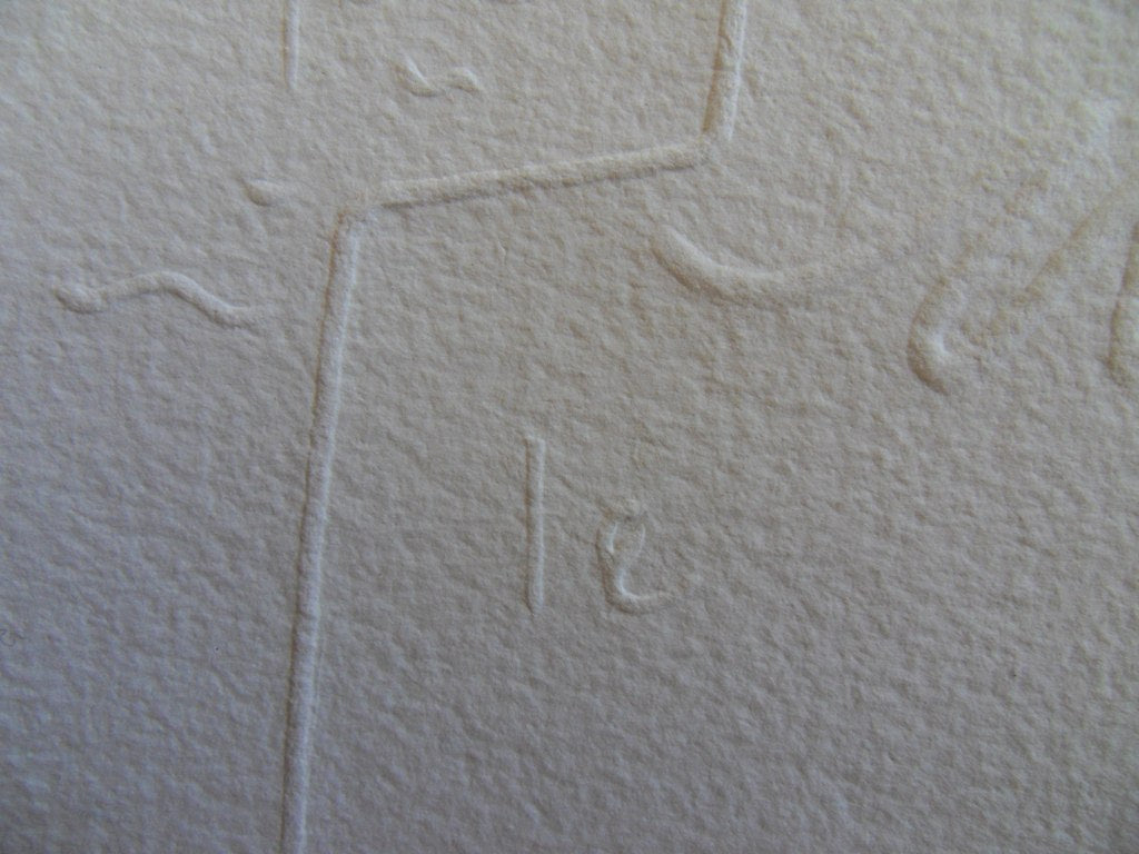Jean COCTEAU : Profil au poisson - Gravure
