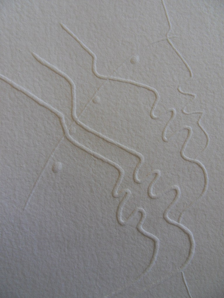 Jean COCTEAU : Hommes de profil - Gravure