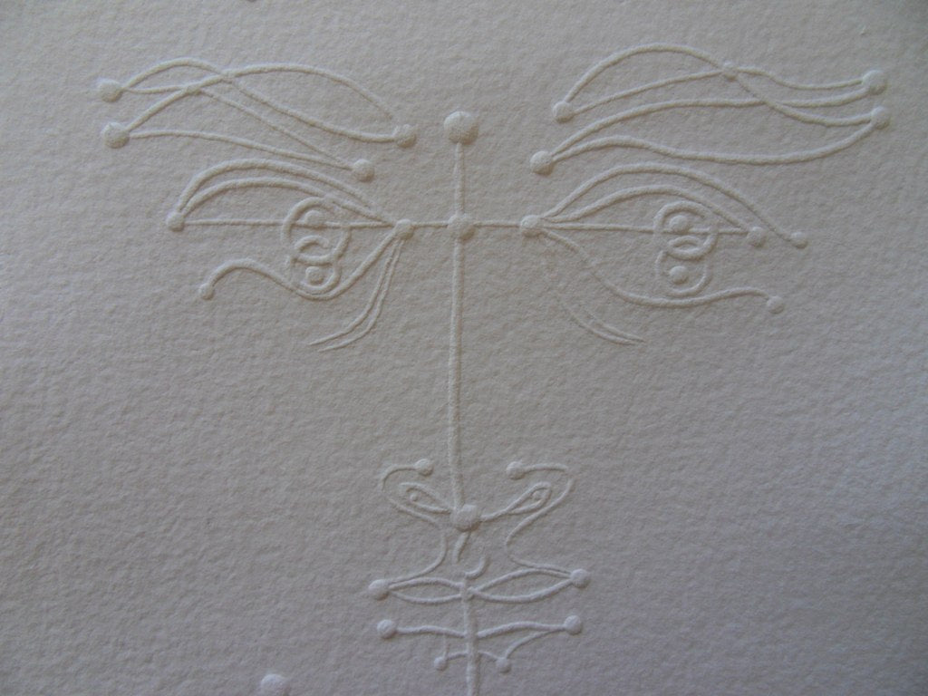 Jean COCTEAU : Visage charmeur - Gravure signée