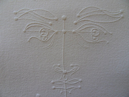Jean COCTEAU : Visage charmeur - Gravure signée
