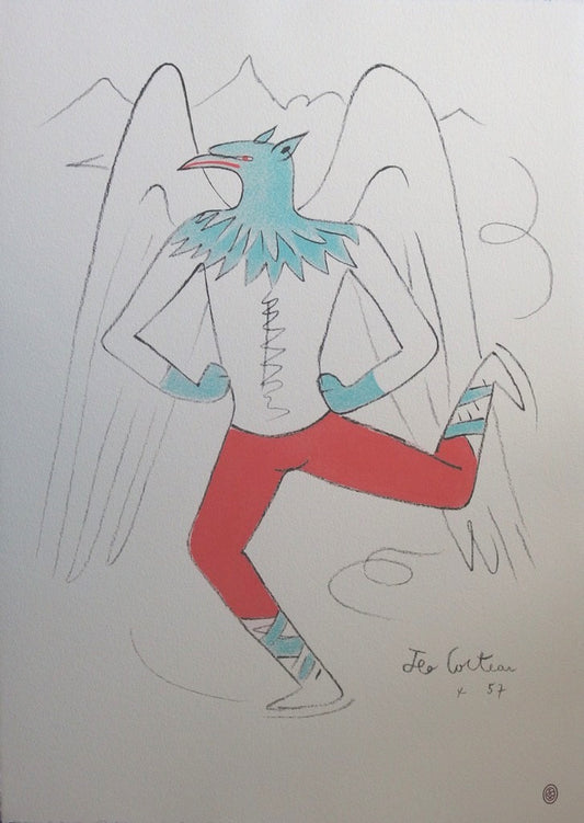 Jean COCTEAU : Le Griffon - Lithographie signée