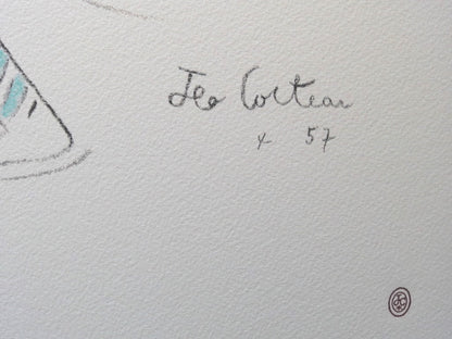Jean COCTEAU : Le Griffon - Lithographie signée