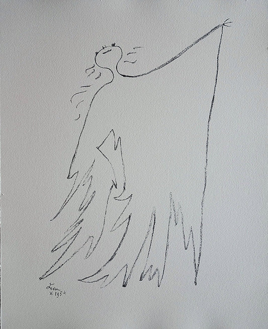 Jean COCTEAU : Danse, la ballerine - Lithographie signée