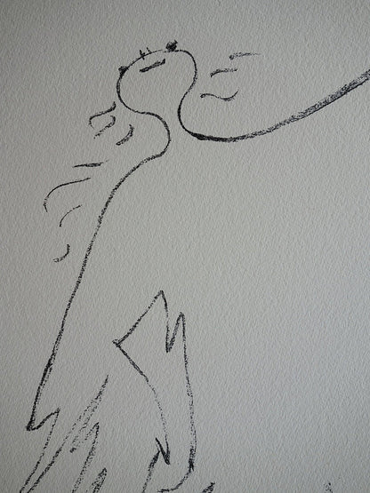 Jean COCTEAU : Danse, la ballerine - Lithographie signée