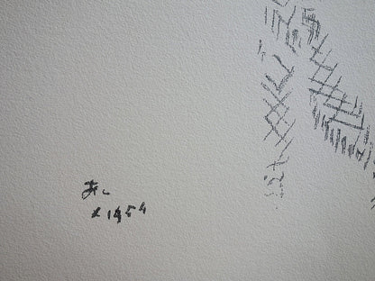Jean COCTEAU : Homme dénudé - Lithographie signée