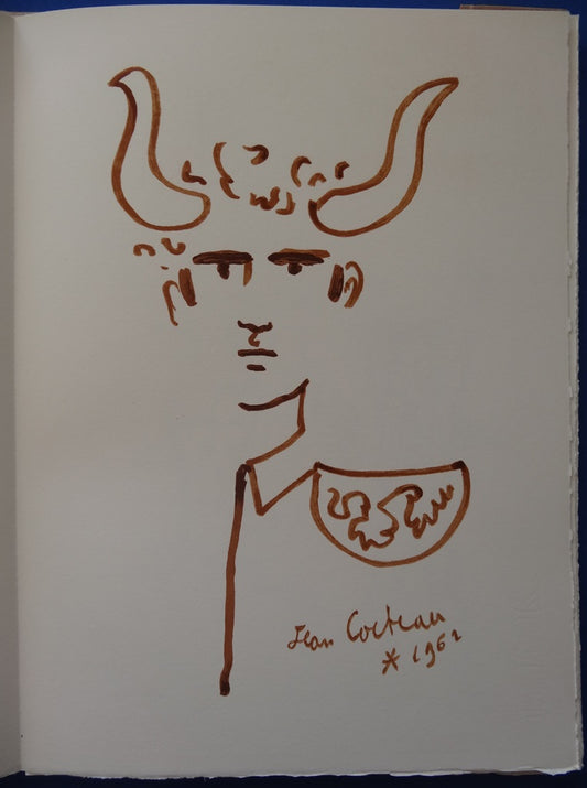 Jean COCTEAU : Toréador enragé - Lithographie signée