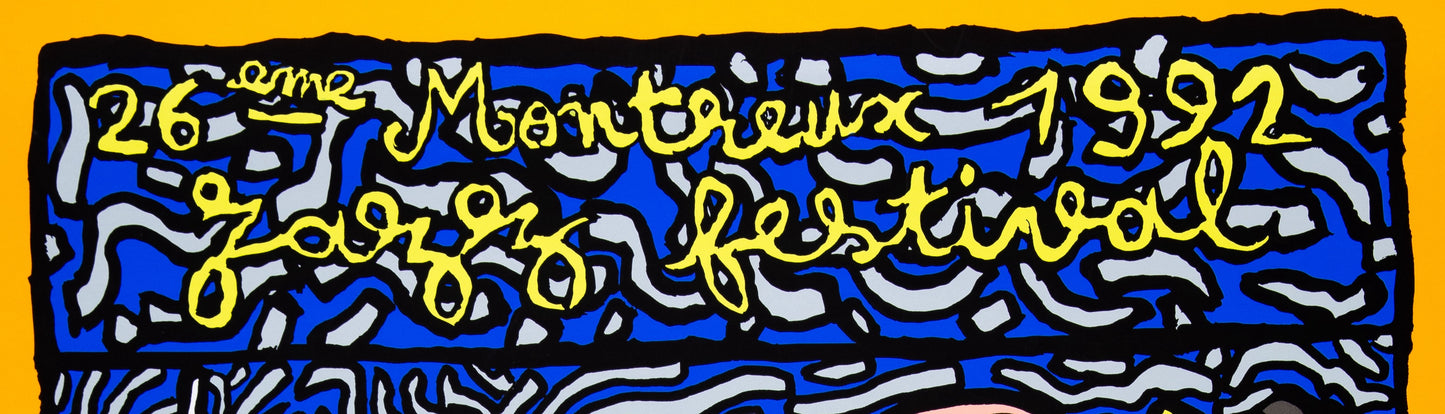 Robert COMBAS : Montreux Jazz Festival - Sérigraphie originale signée