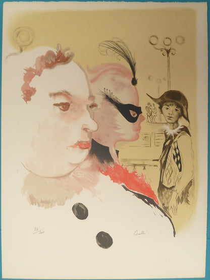 CORELLI : Carnaval de Venise - Lithographie originale signée